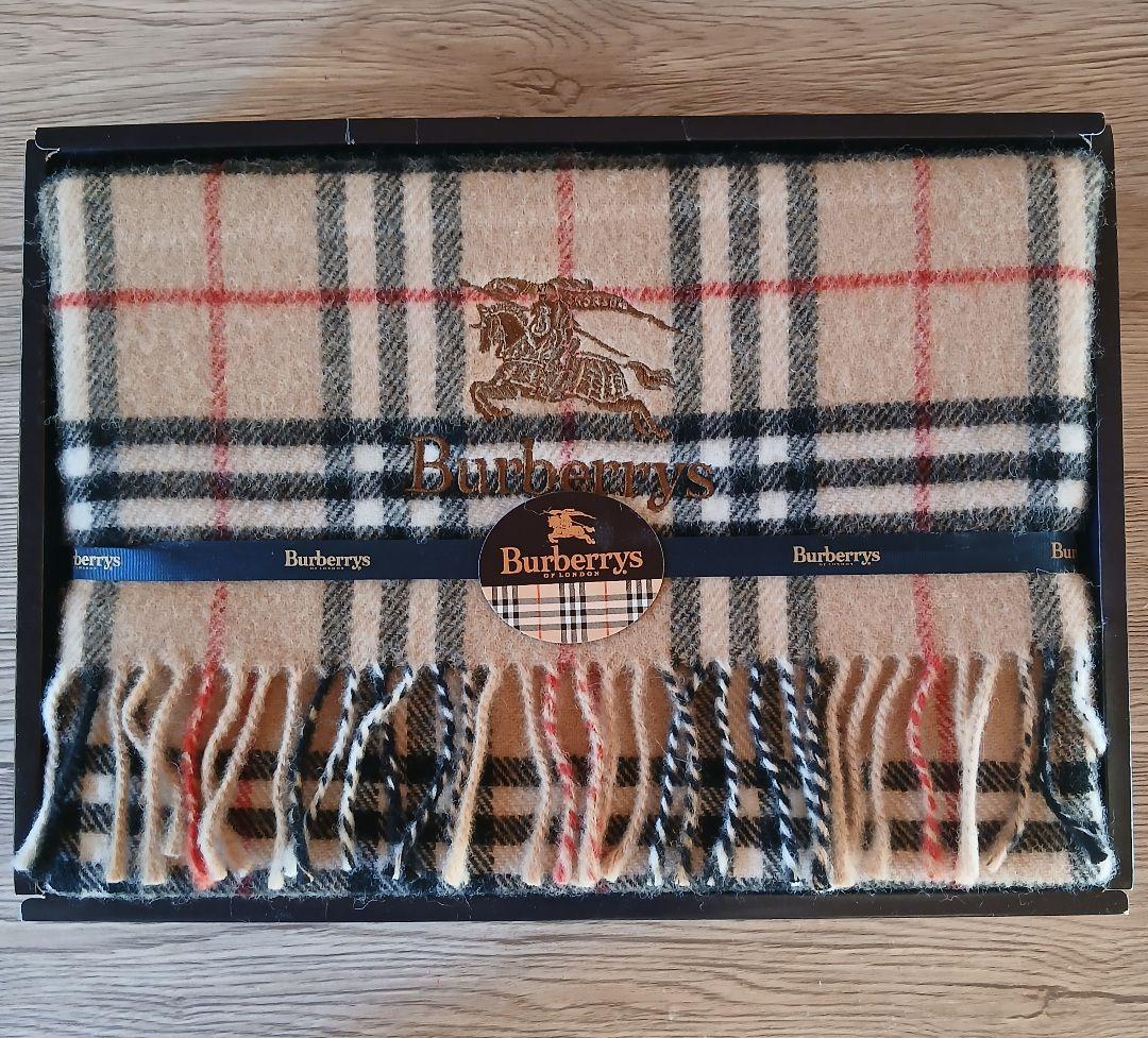 Burberrys バーバリー ノバチェック 膝掛け　ホース