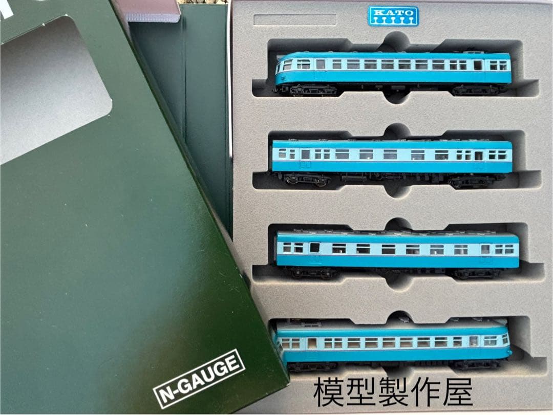 広窓流電モハ52 アイスキャンディー色　KATO改造　4両セット　他サイト出品中