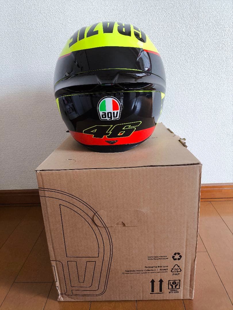 【芝犬】AGV K-1 S GRAZIE VALE ヘルメット Lサイズ