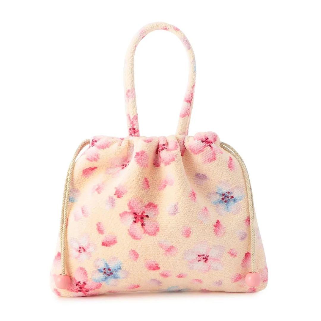 【新品未使用】FELLER 花柄 サクラブルーム　ハンドバック