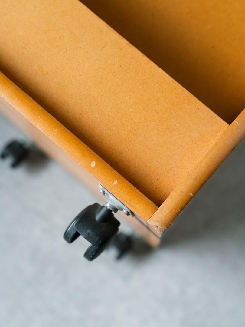 vintage キャスター マガジンラック 収納ワゴン サイドテーブル モダン