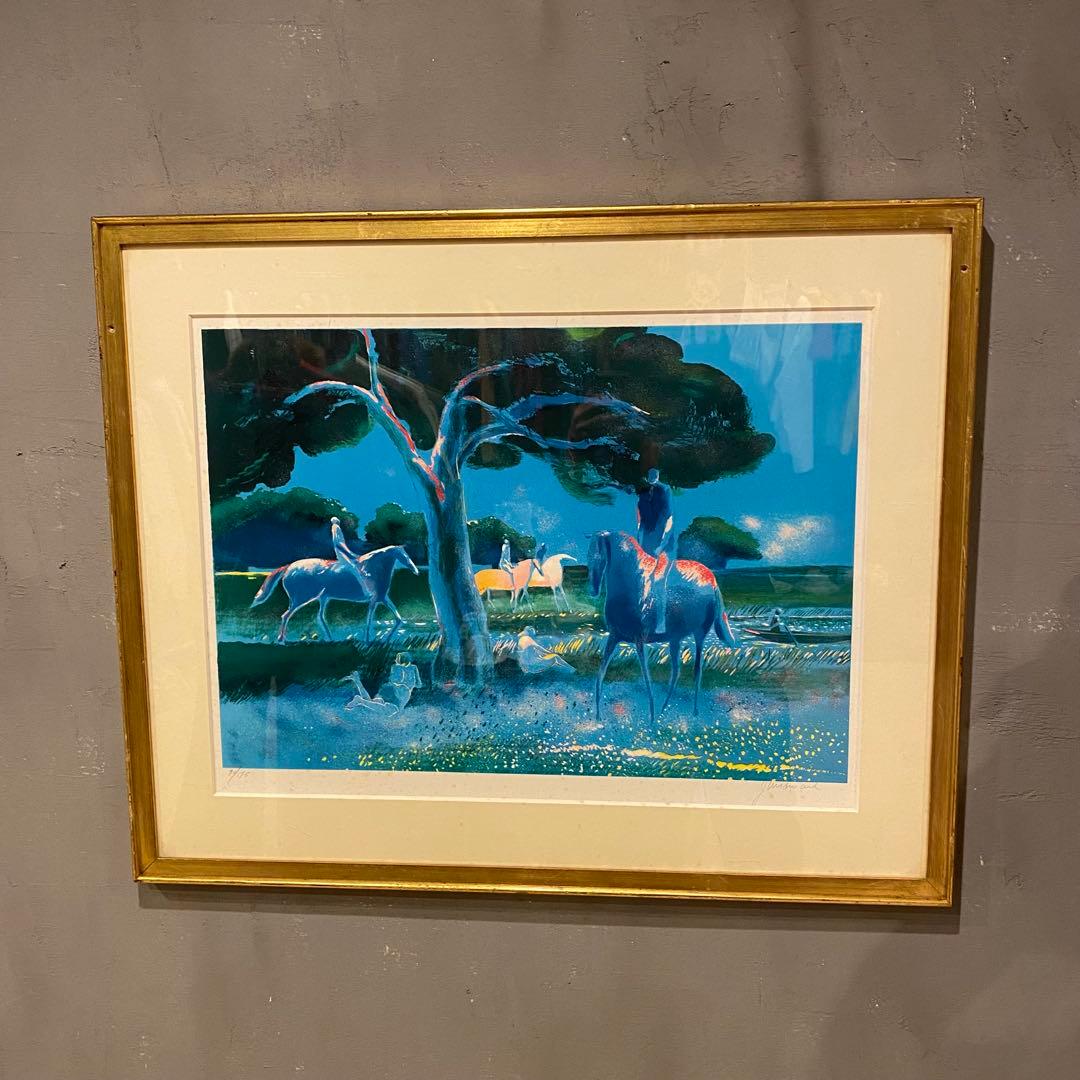 ポールギヤマン Arbre au Bois de Boulogne リトグラフ