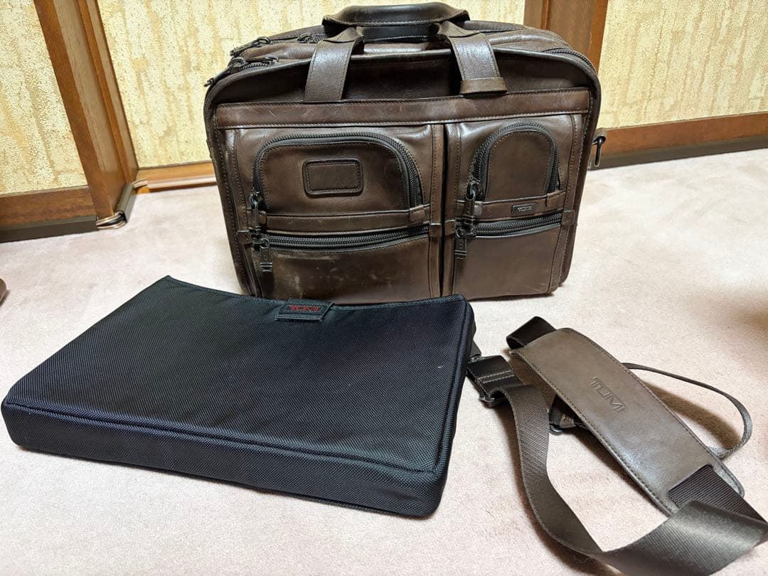 トゥミ TUMI ブリーフケース レザー エクスパンダブル ブラウン