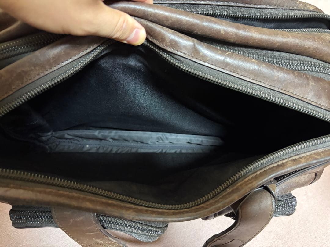 トゥミ TUMI ブリーフケース レザー エクスパンダブル ブラウン