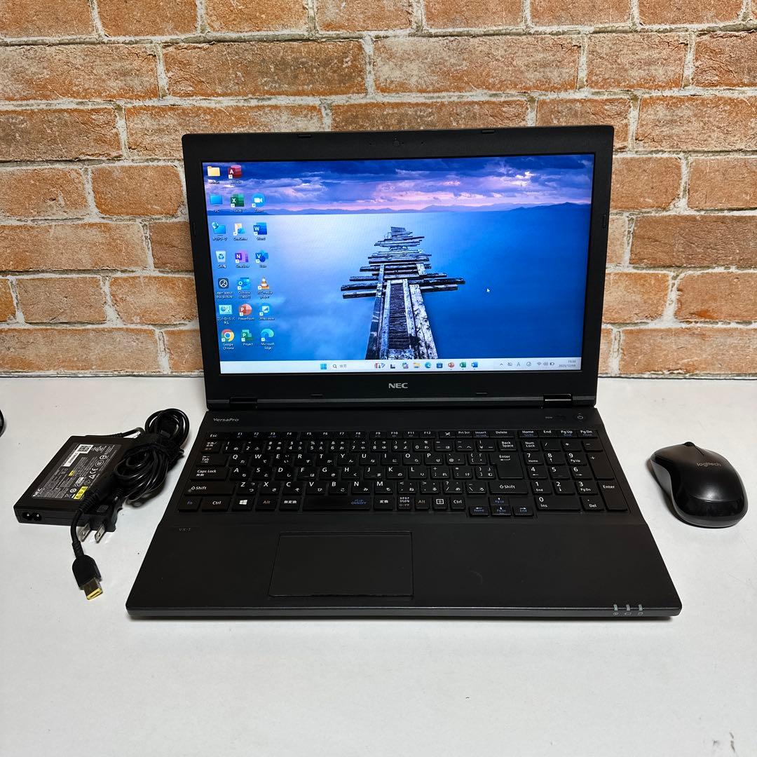 NEC Versaproノート PC SSDサクサク起動　メモリ8GBオフィス付