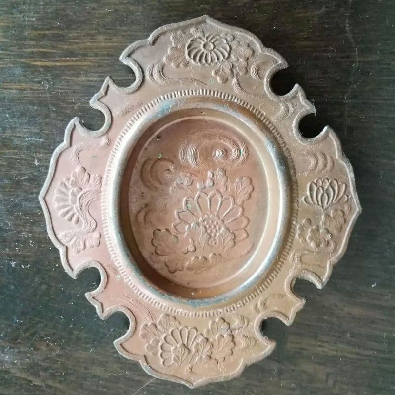 襖の引き手　引手　金属工芸　和骨董　アンティーク