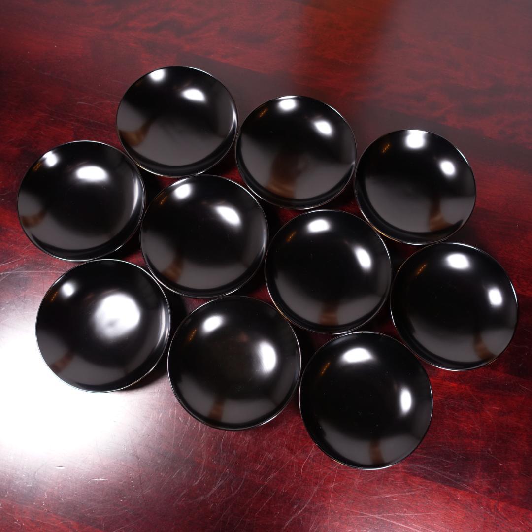 輪島塗 黒塗 蒔絵 吸物椀 10客 共箱