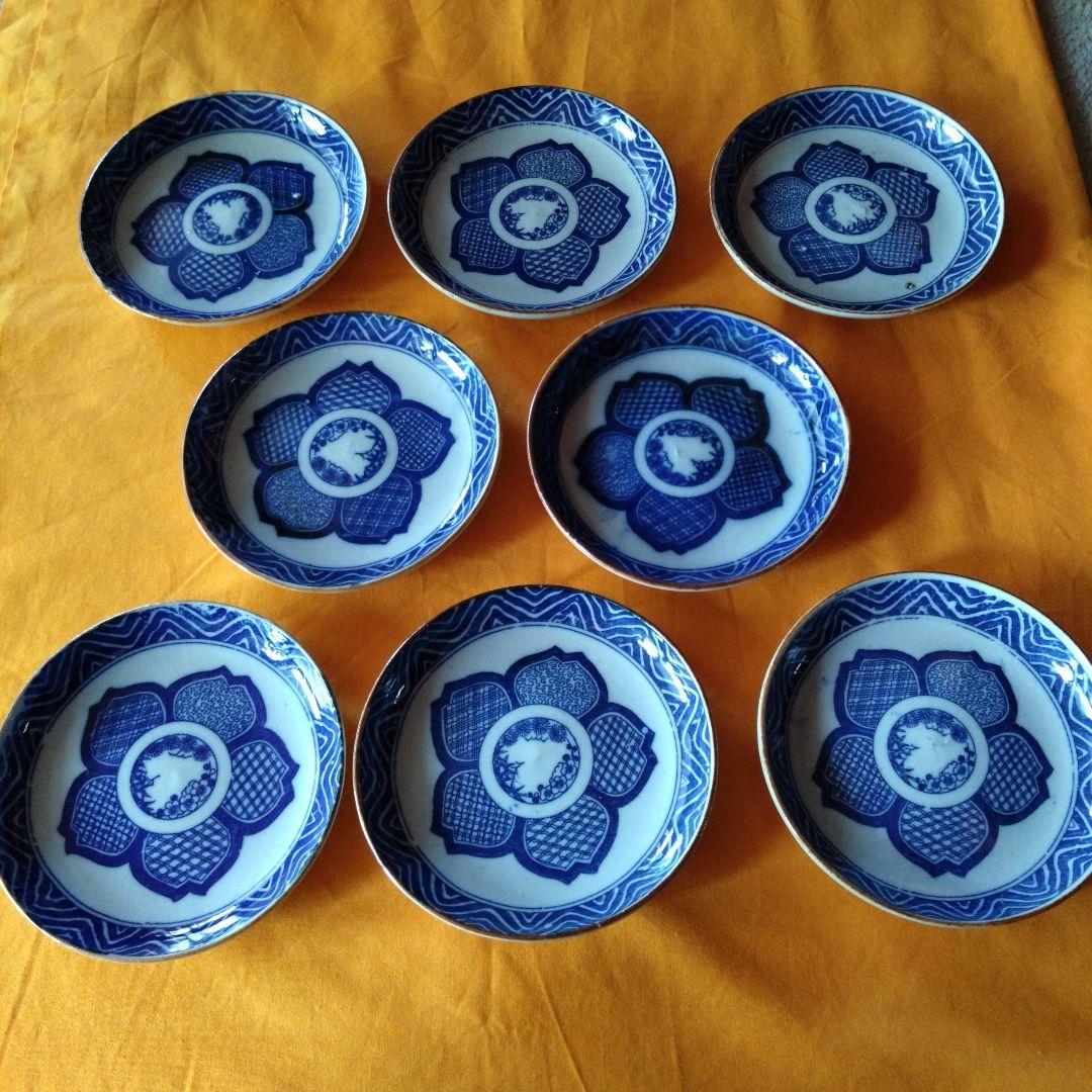 伊万里印判手皿10枚組(明治時代)