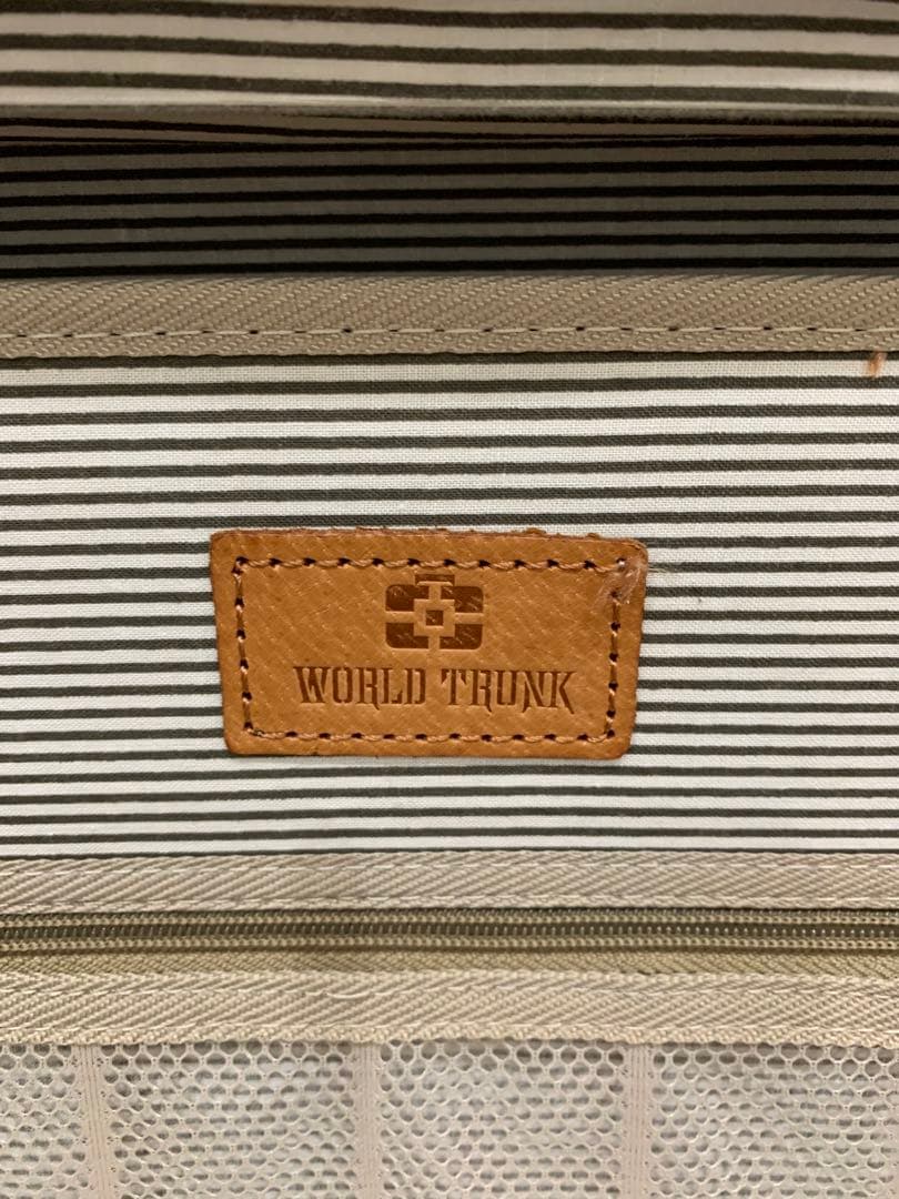 【WORLD TRUNK】キャリーケース バック トランク　ブラック 黒