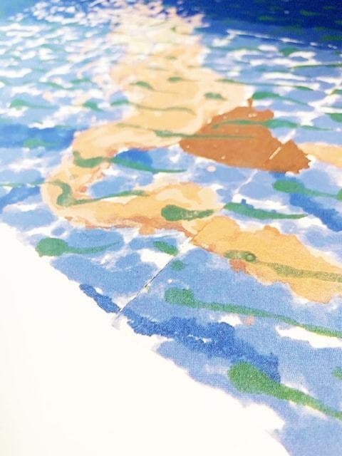 貴重/額装品/ペーパープール/デビット ホックニー/インテリア/アート/ポスター