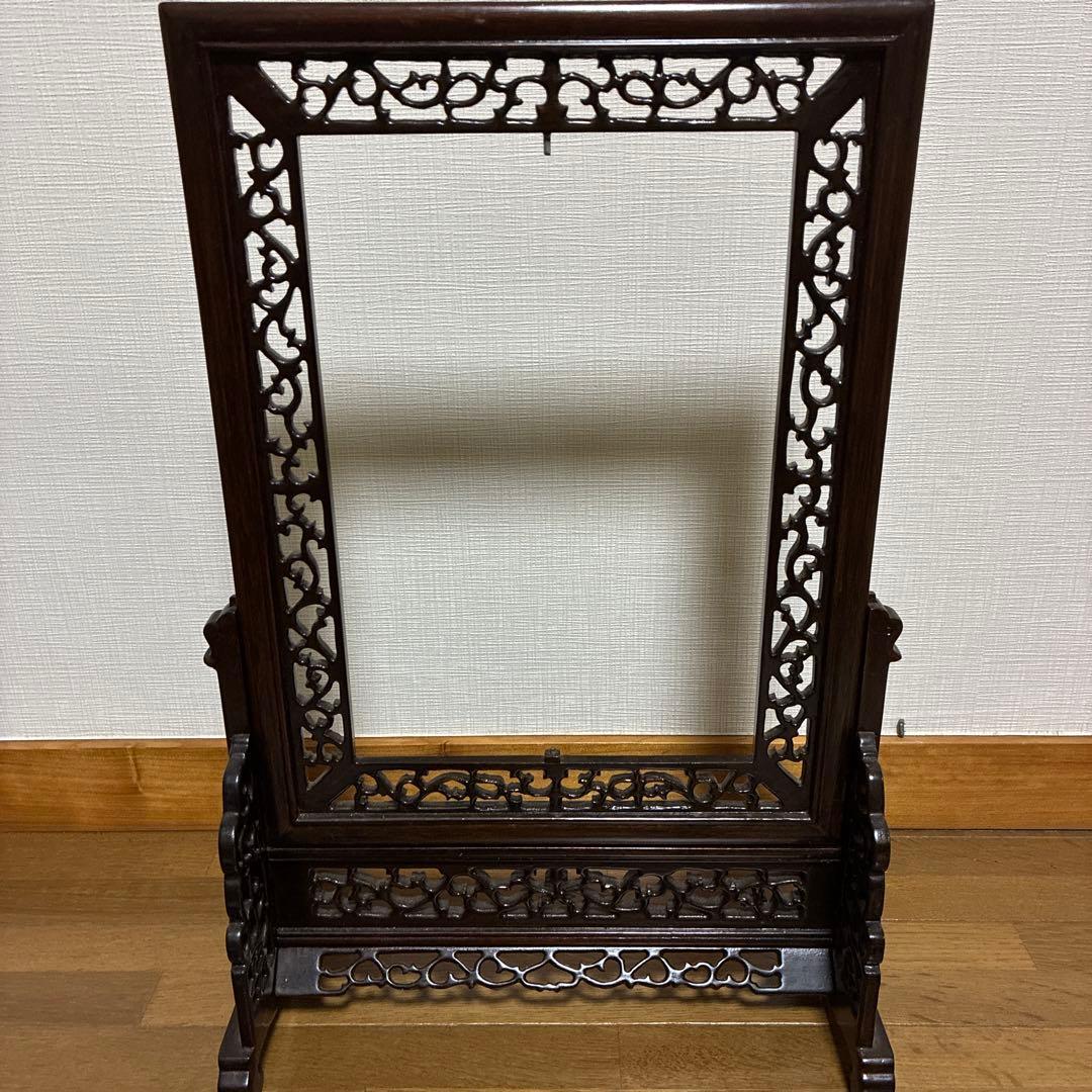 黒檀の刺繍フレーム 春夏秋冬4種セット 刺繍 アンティーク