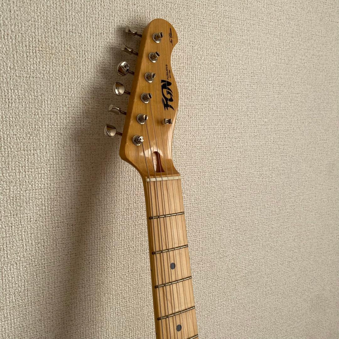 ギター FUJIGEN Telecaster Thinline white