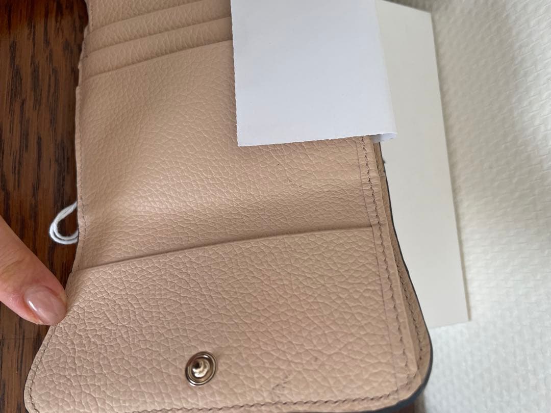 Chloé ベージュ 三つ折り財布