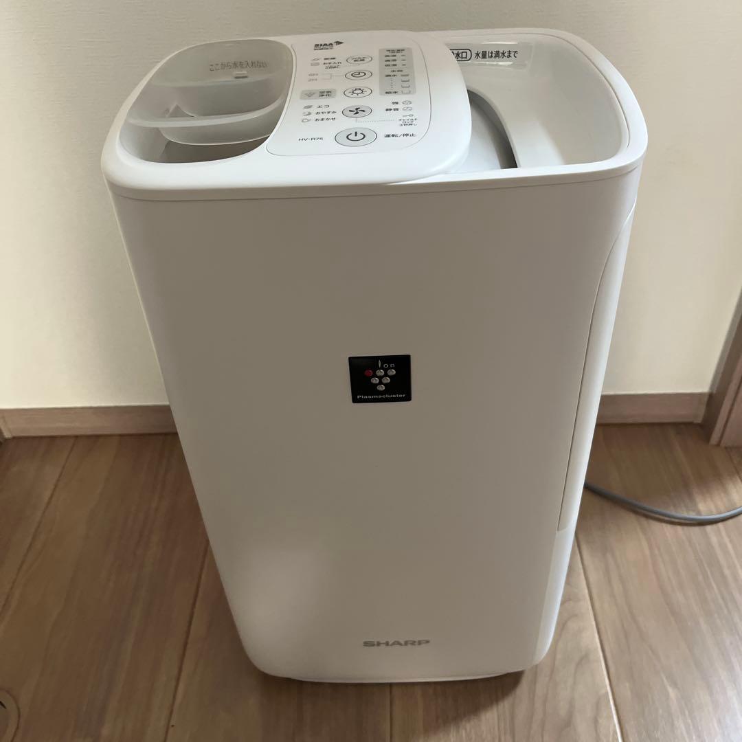 SHARP HV-R75-W 加熱気化式加湿器