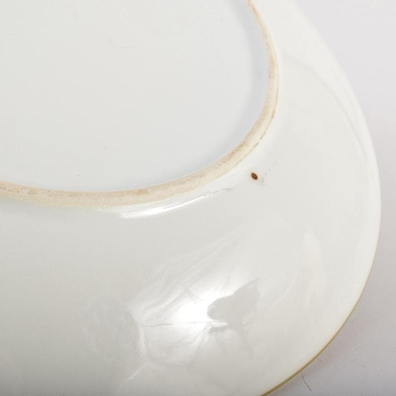 中国　粉彩　漢詩人物文盤　皿　V　R7855