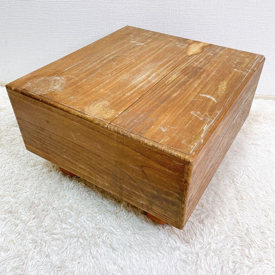 こうぴ　【希少】脚付 極厚 足付 碁盤 天地柾目