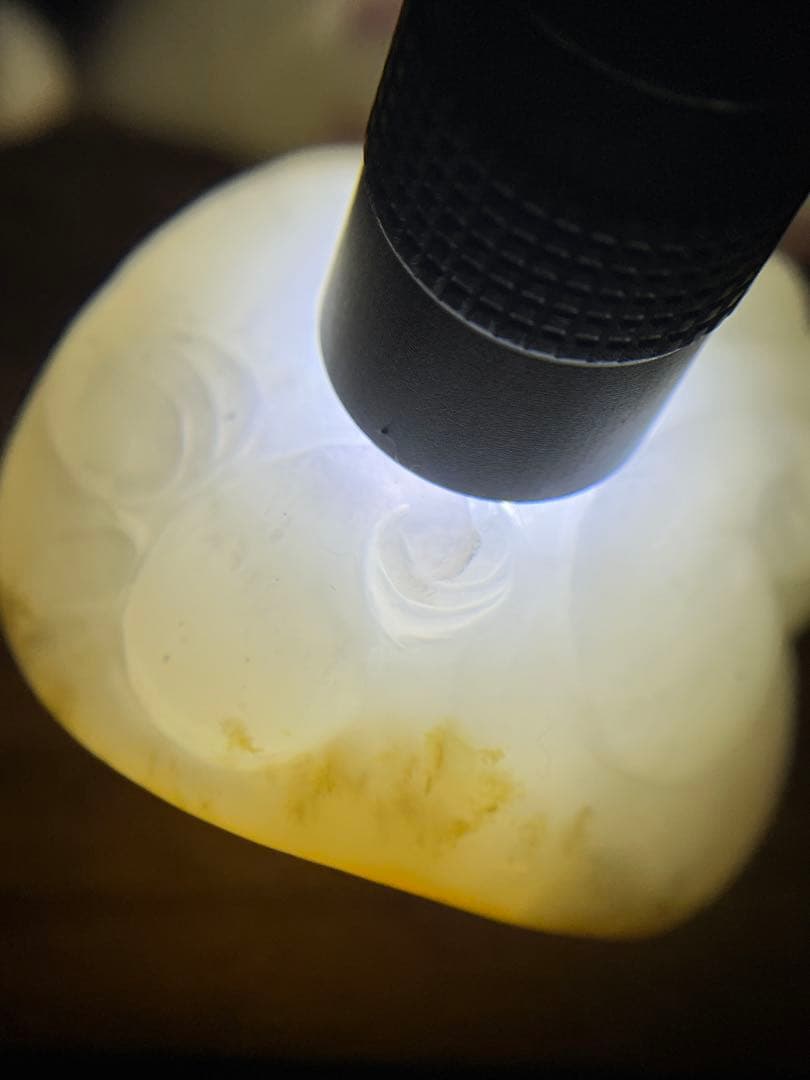 本物和田玉★子料★青花黄皮！招財モチーフ龍亀証明書付き03 新疆和田玉