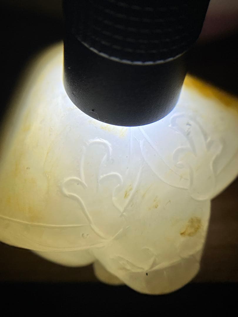 本物和田玉★子料★青花黄皮！招財モチーフ龍亀証明書付き03 新疆和田玉