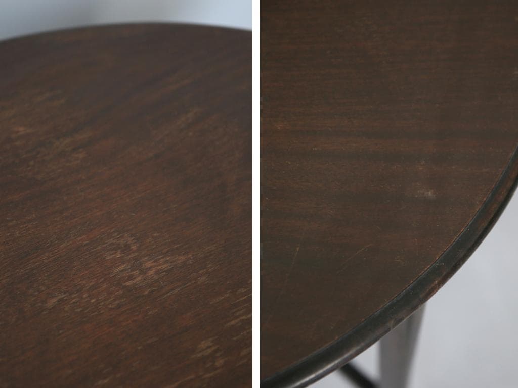 英国アンティーク木製サイドテーブル/オケージョナル/ウィンドウ机/(79-109