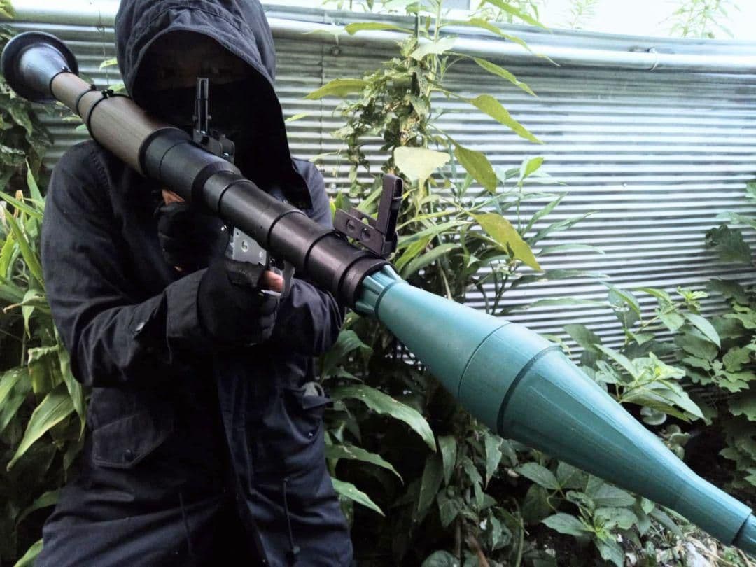 フルスクラッチ RPG-7 ロケットランチャー 3Dプリンター 成形 H