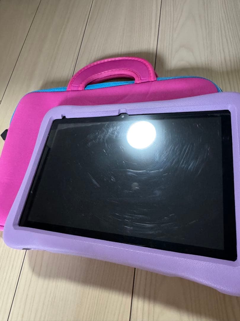 Plimpton kids10キッズタブレット ピンク　水色　2つセット