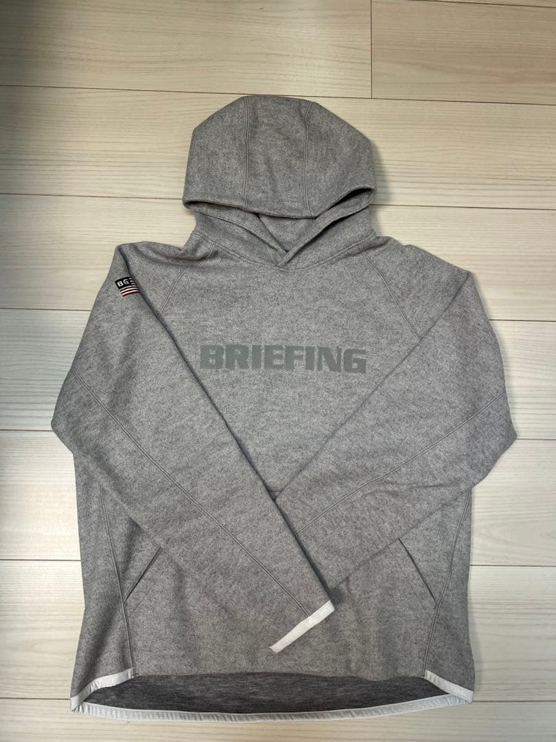 BRIEFING フード付きパーカーS