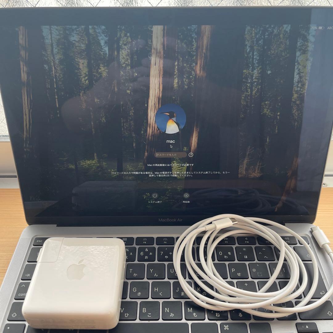 【本日発送対応可能・純正充電器付き】 MacBook Air 2020