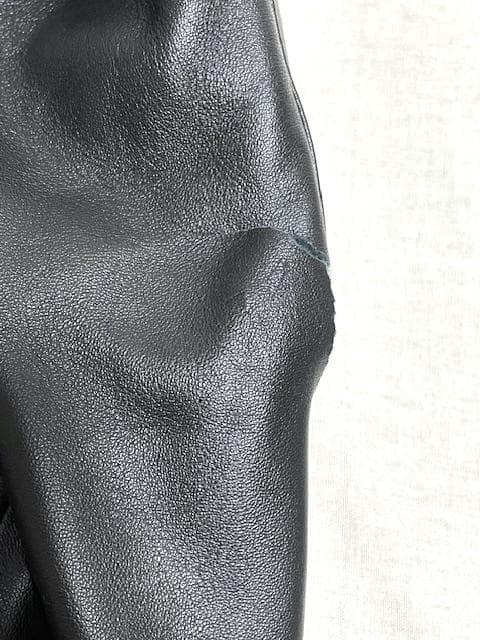 新品訳有 EMMETI JURI シングルライダースジャケット 50 ブラック