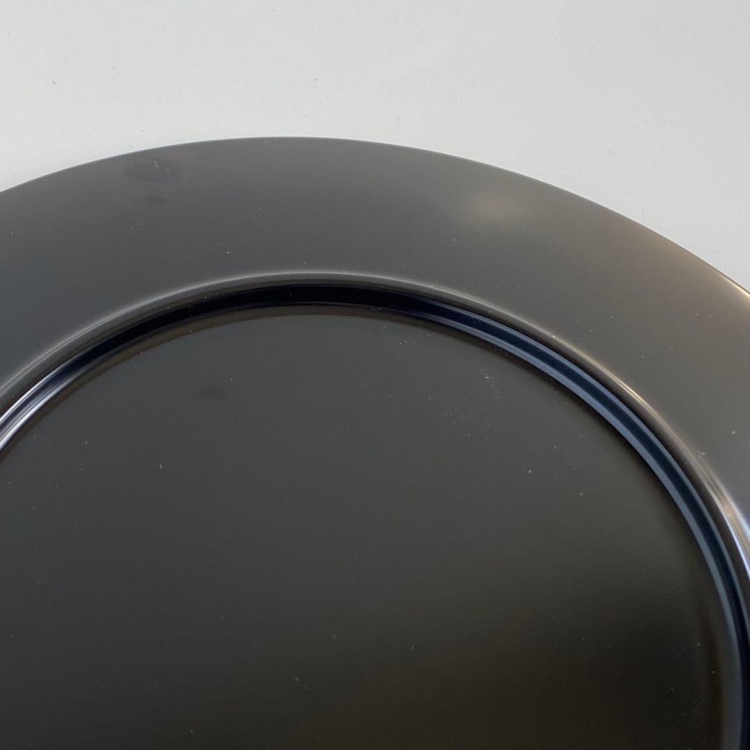 新品未使用品 山田平安堂 プレート大 2枚セット 海龍 飾皿 漆器