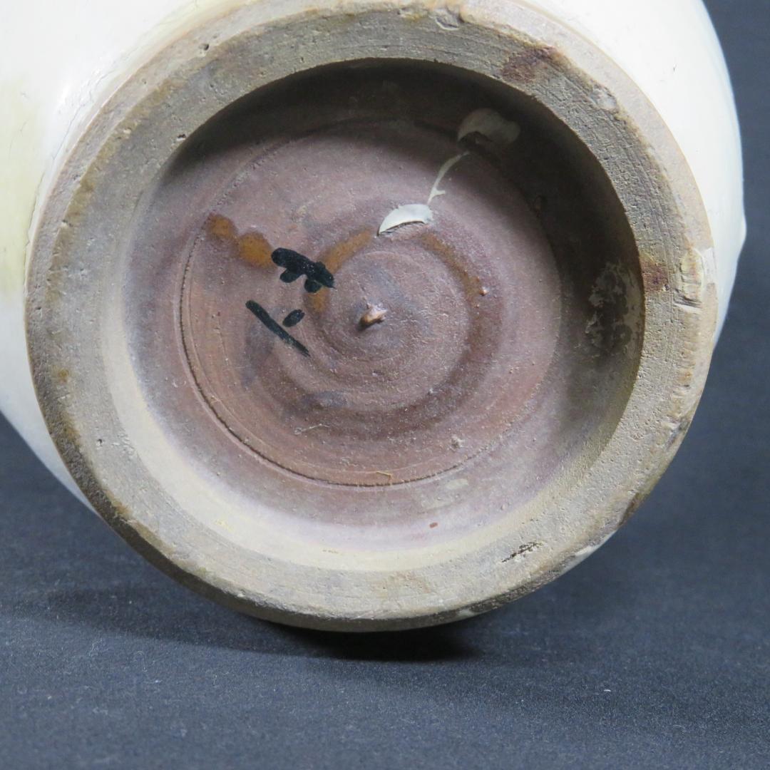 壺 徳利 花器 一輪挿し 民藝 飾り壺 時代物 窯傷 染付