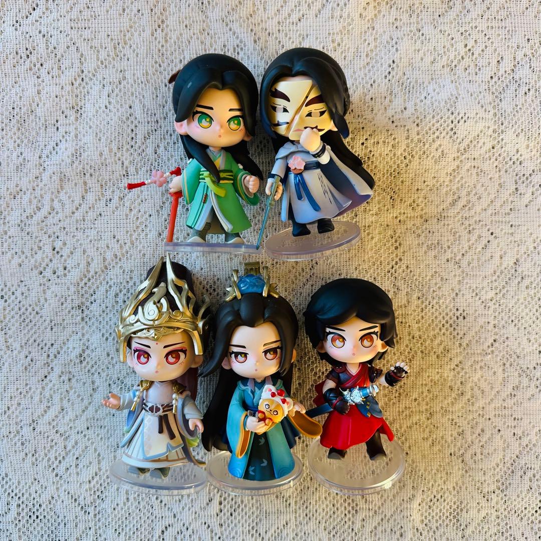 少年歌行　フィギュア5点セット　蕭瑟 雷无桀　無心 李寒衣 赵玉真 リ・ホンイ