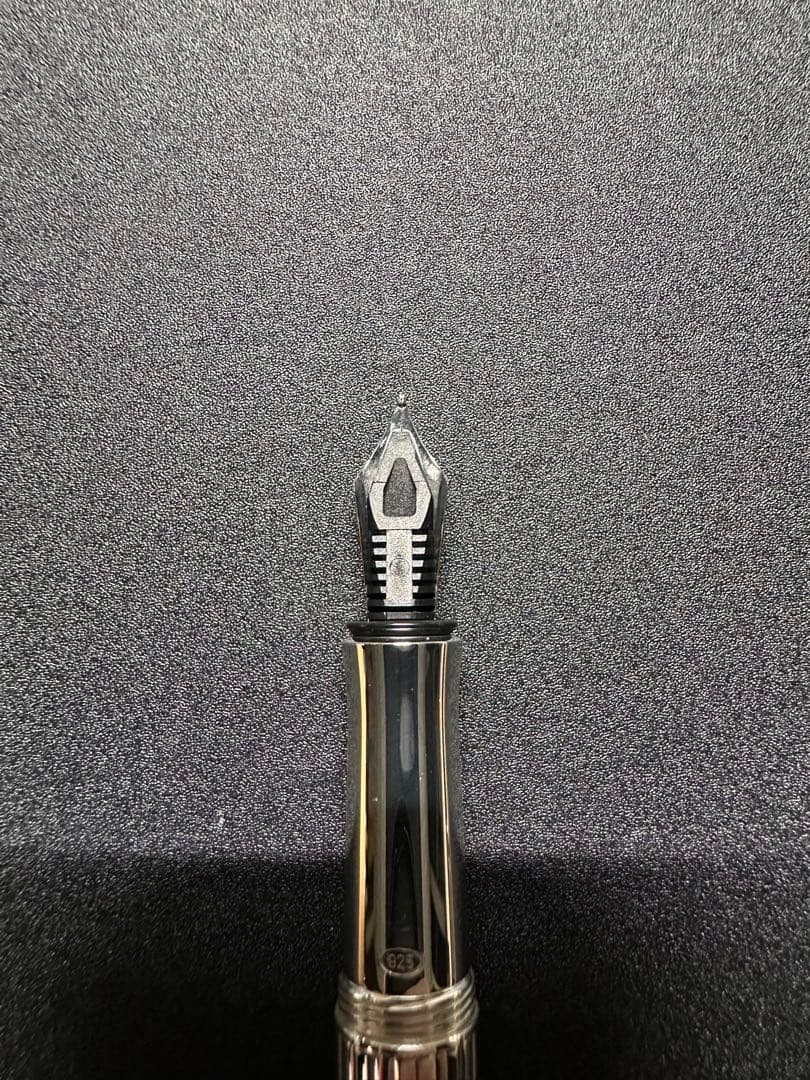 グラフフォンファーバーカステル 万年筆 クラシック スターリングシルバー F