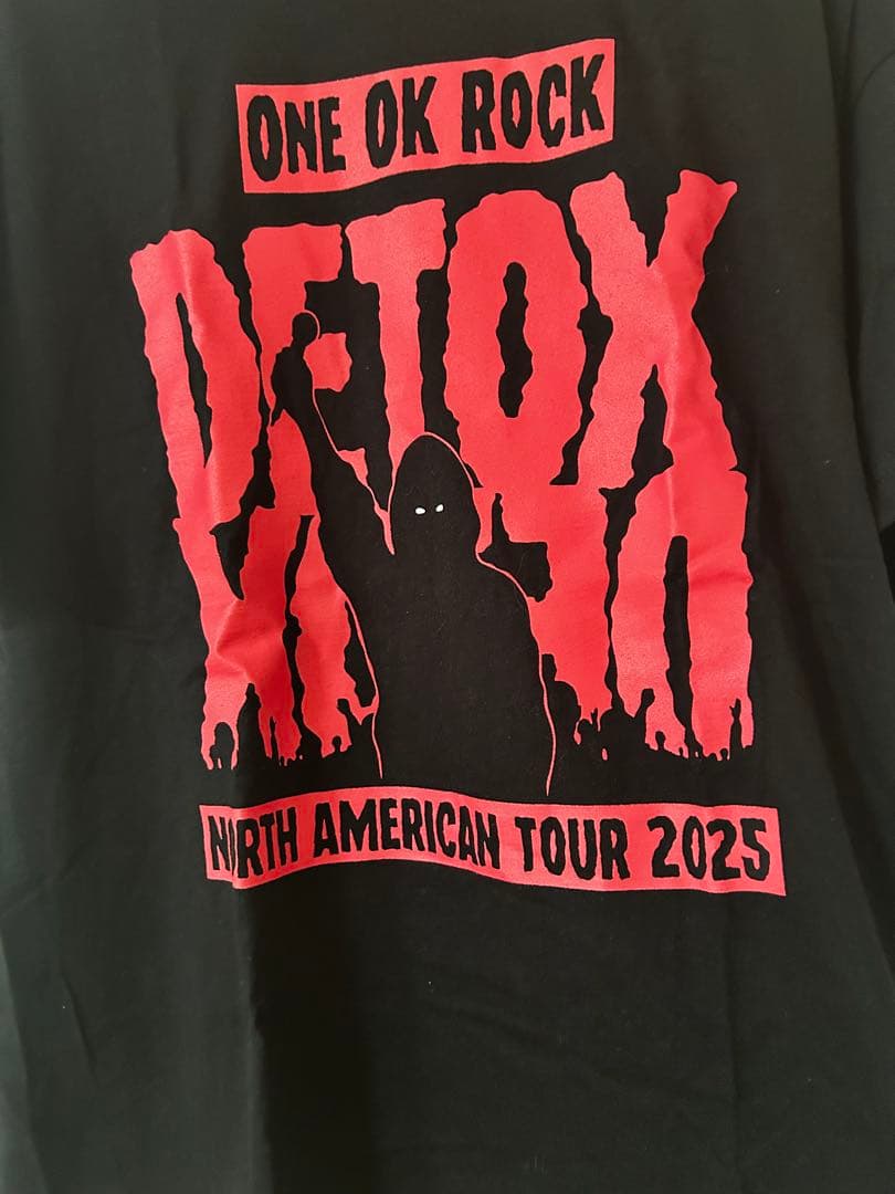 ONE OK ROCK DETOX Tシャツ L 2025 ライブのカード付き