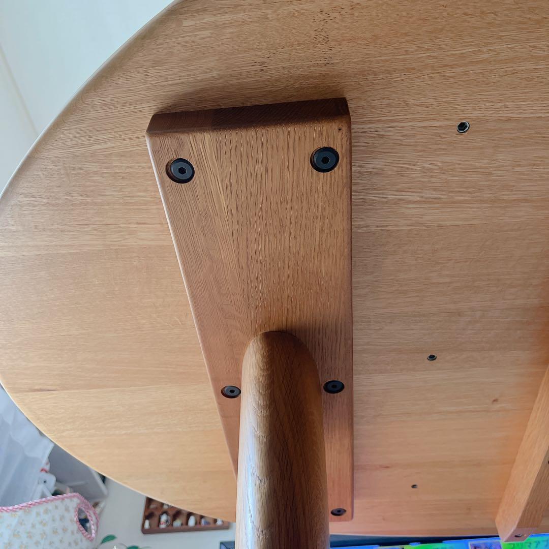 ダイニングテーブルのみ！　飛騨産業　豆型