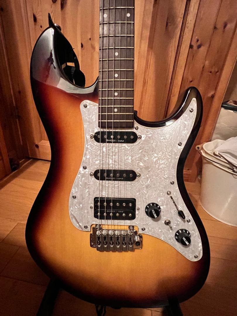 エレキギター サンバースト 3シングルコイル