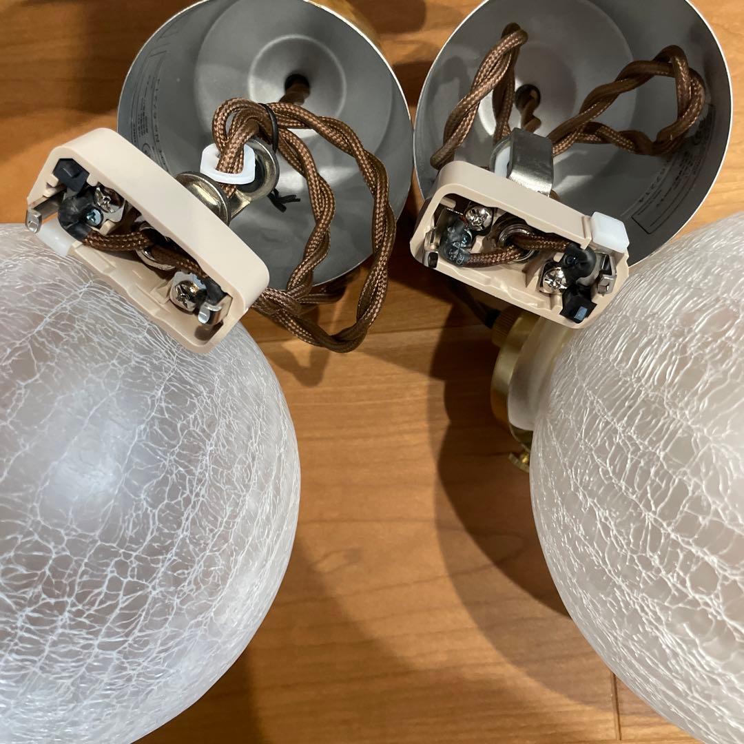 ペンダントライト 2個セット 電球付き