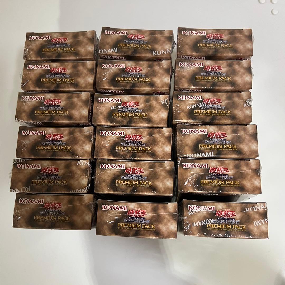 遊戯王 決闘者伝説 プレミアムパック 18BOX シュリンク付き 未開封