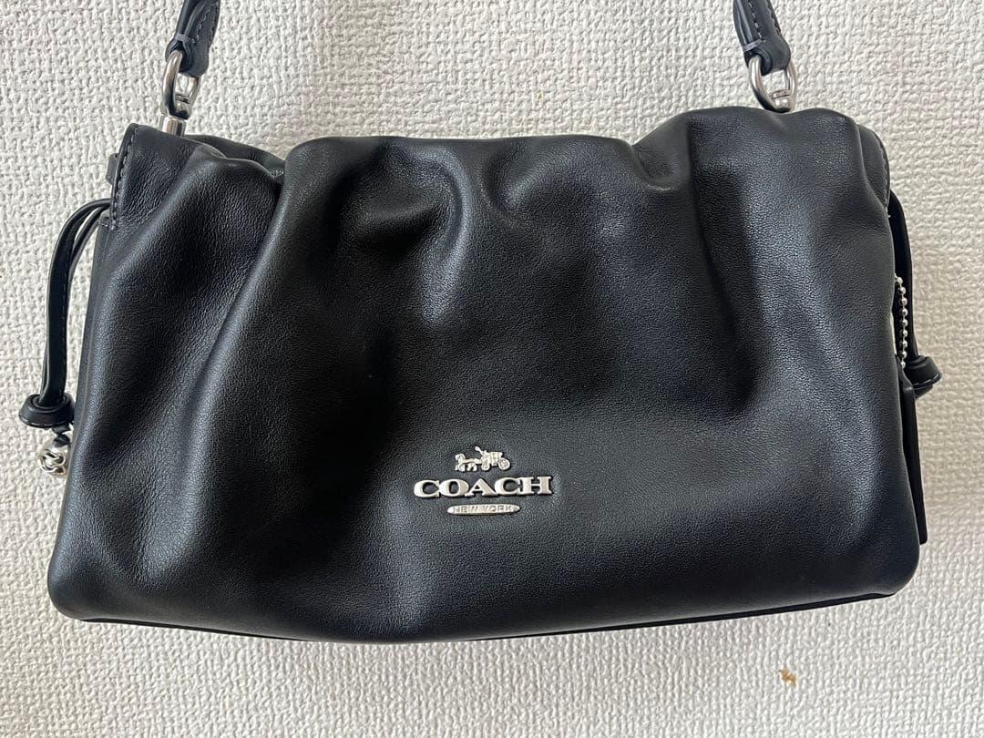 COACH コーチショルダーバッグ　ブラック