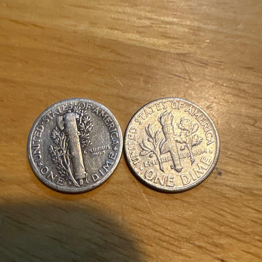 アメリカドル銀貨8種類 1943年製　ウォーキングリバティ