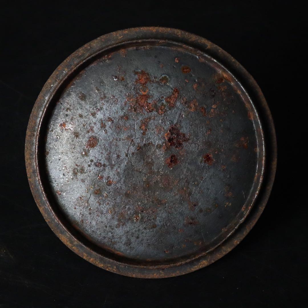 南部 名匠 有坂造 竹文富士型鉄瓶