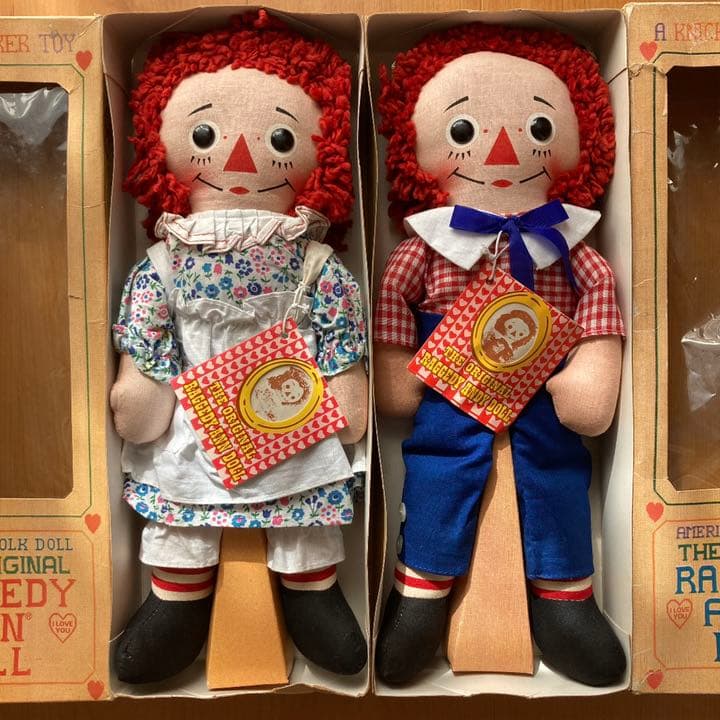 貴重　超激レア　ラガディ　ヴィンテージ　めちゃくちゃ可愛いアンとアンディ　箱入り