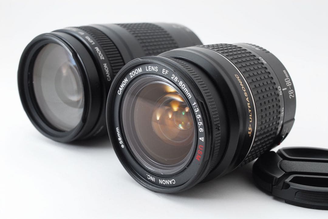 保証付き/Canon EOS80D/標準&望遠ダブルレンズセット