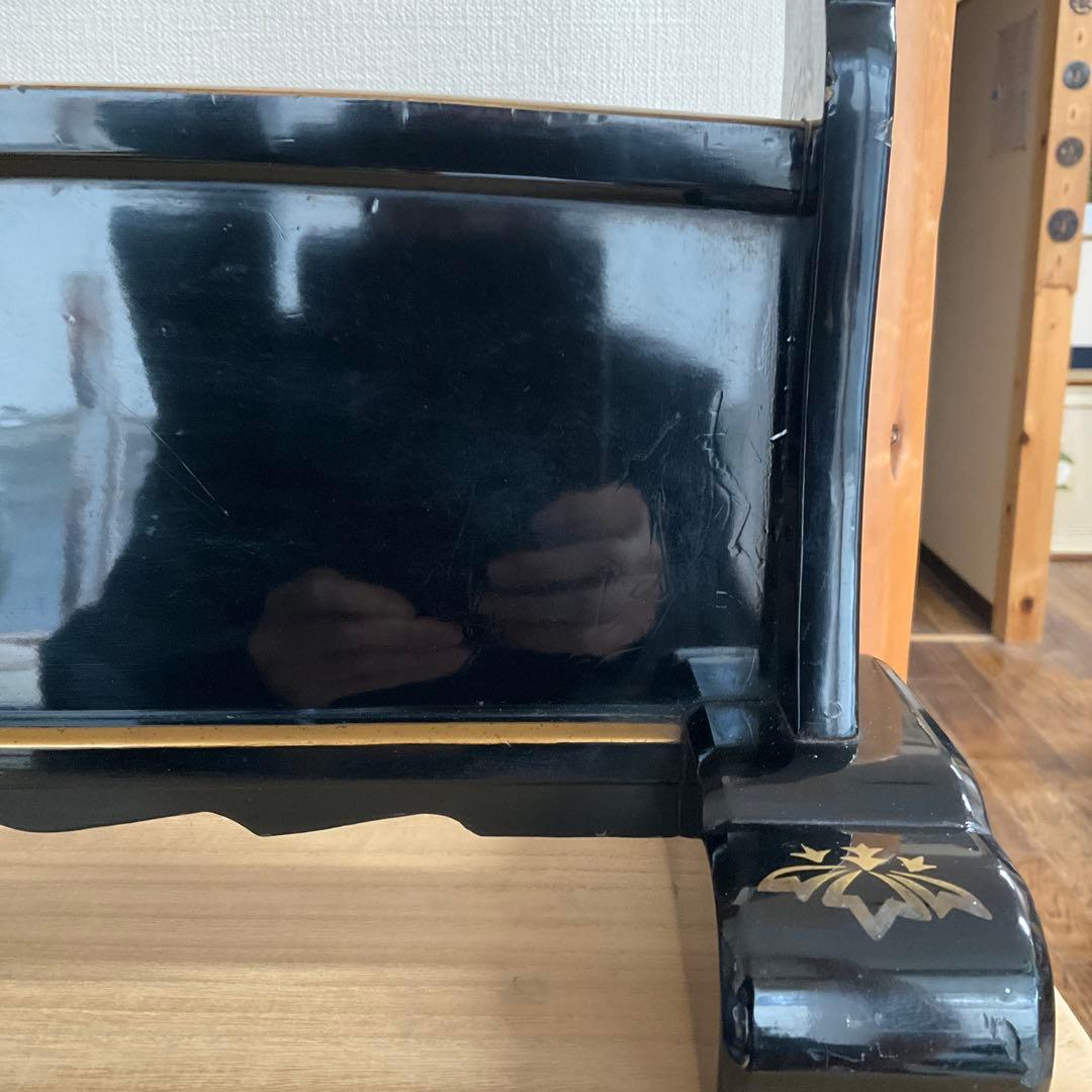 蒔絵鳳凰五七桐文刀掛　江戸時代中期頃