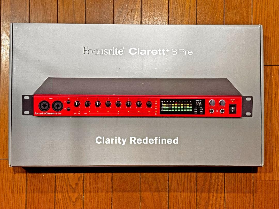DTM・DAW Focusrite Clarett+ 8pre USB