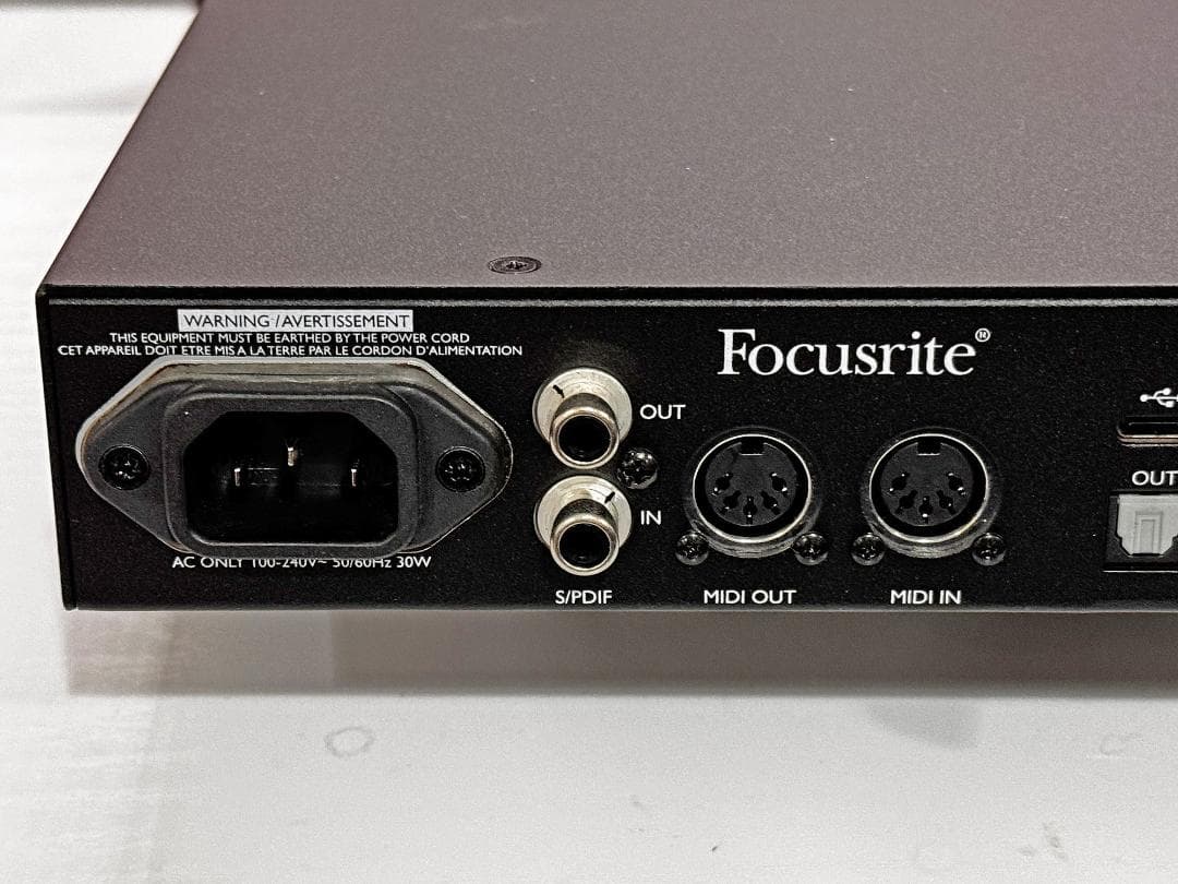 DTM・DAW Focusrite Clarett+ 8pre USB