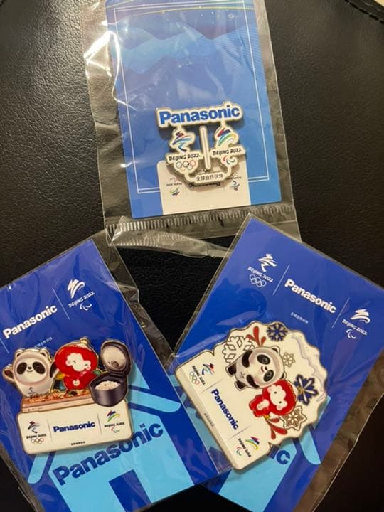 北京2022 オリンピック　ピンバッジ　パナソニックセット