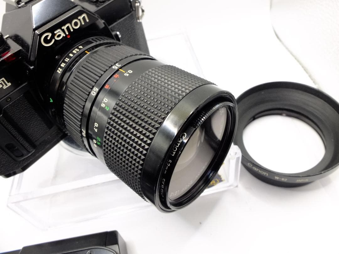 【実写確認済整備品】キャノンAV-1ブラック／ニューFD35-70mmf4付