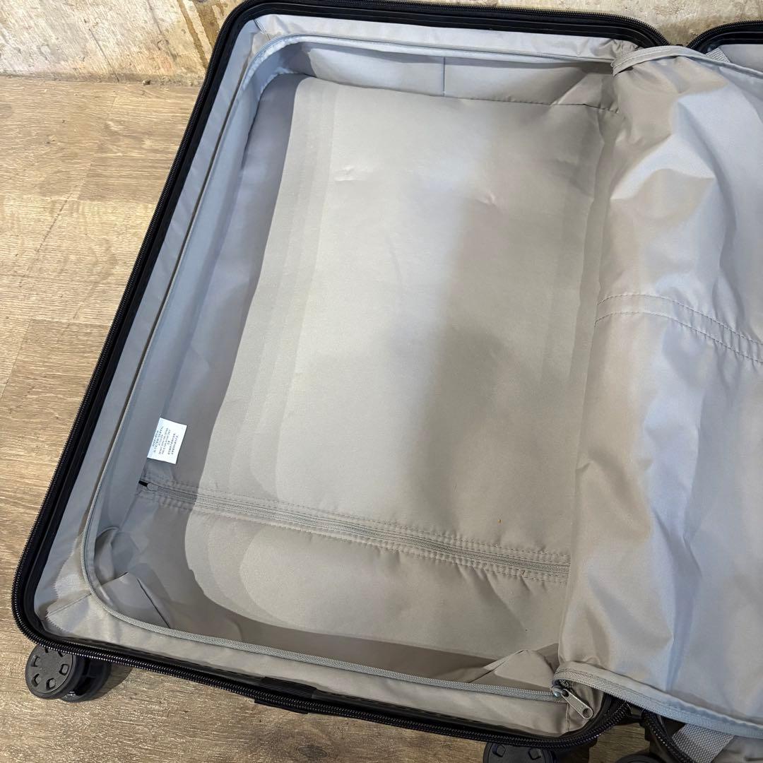 無印良品　キャリーバーの高さを自由に調節できる ハードキャリーケース 63L