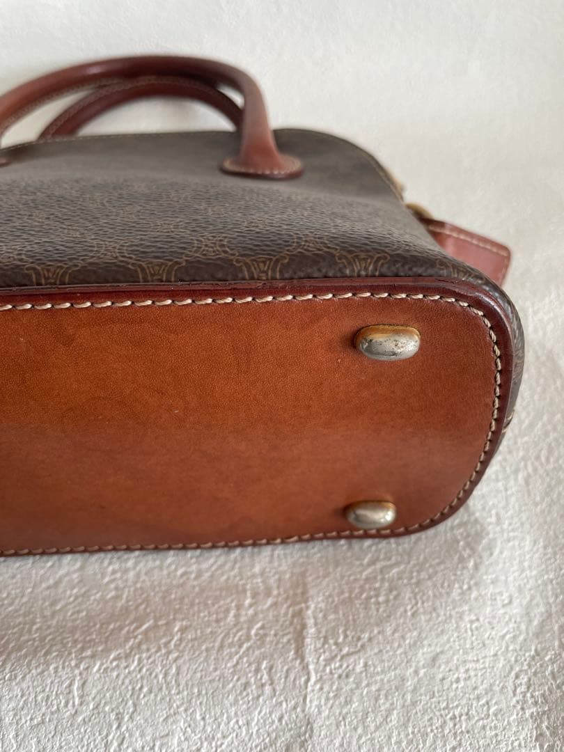 CELINE セリーヌ マカダム柄 ハンドバッグ ヴィンテージ　ジャンク