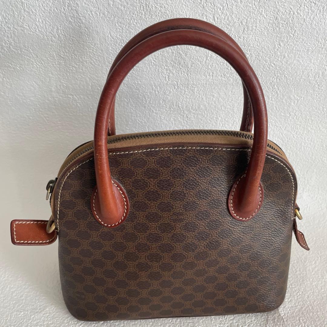 CELINE セリーヌ マカダム柄 ハンドバッグ ヴィンテージ　ジャンク